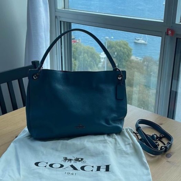 Coach Leather Shoulder Bag - Picture 2 of 2